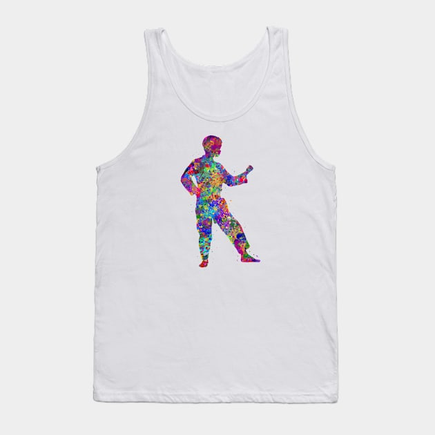 Taekwondo man Tank Top by Yahya Art